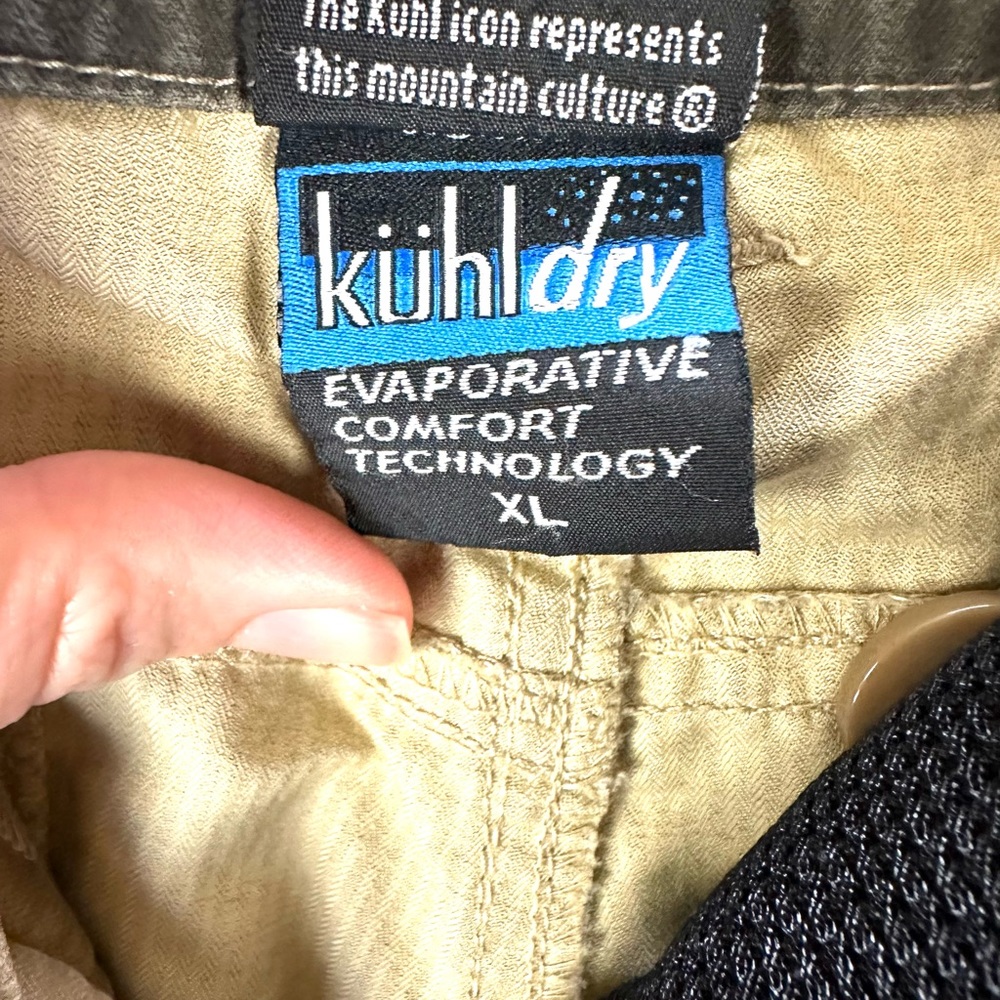 Kuhl Cotton Nylon Blend Outdoors Hiking 12" Inseam Utility Cargo Shorts Men's XL - Picture 3 of 7